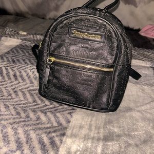 Black Juicy Couture Mini Backpack
